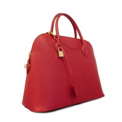 Hermes handbag Bolide 35 □A stamp Couchvel Rouge vif ladies