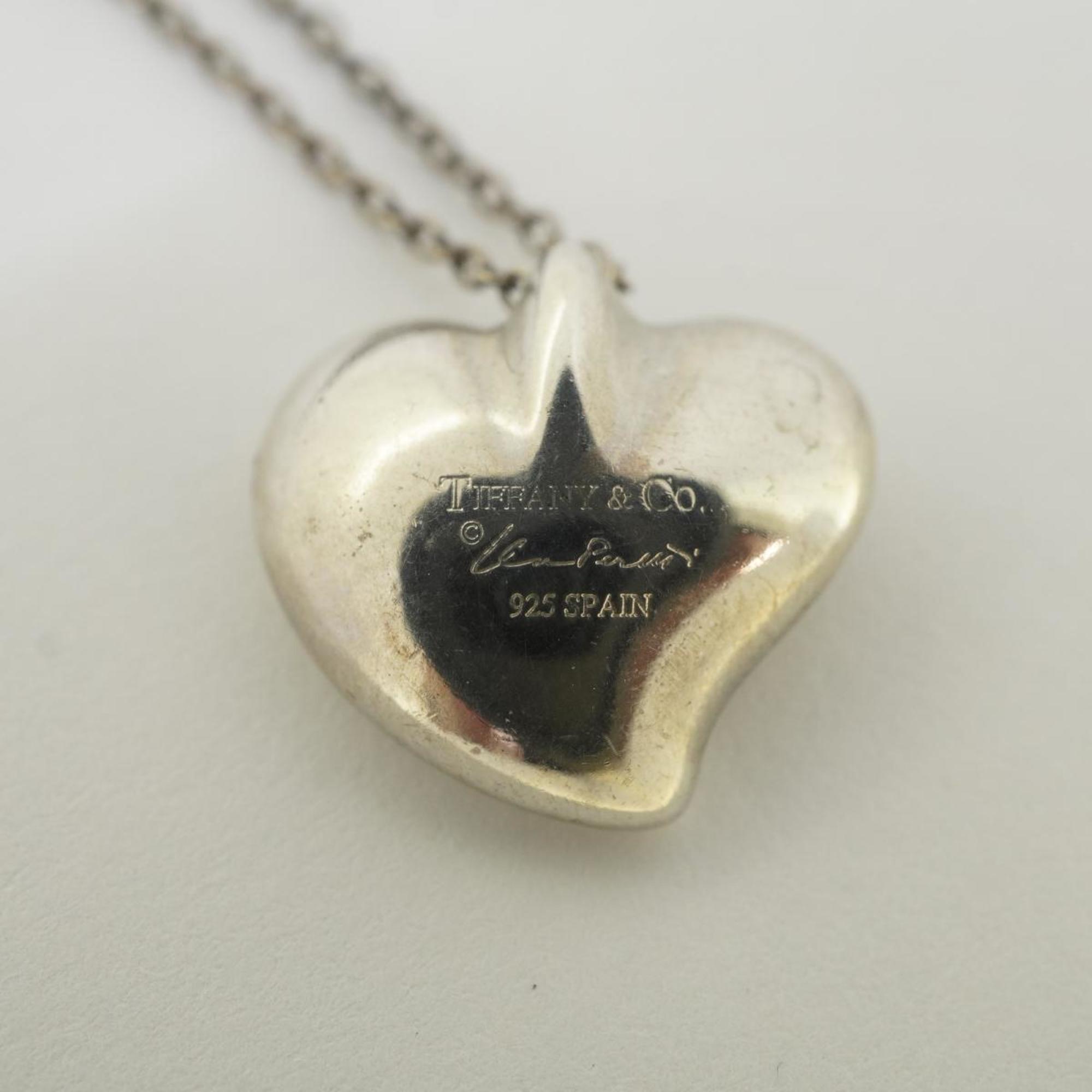 Tiffany Necklace Full Heart 925 Silver Women's