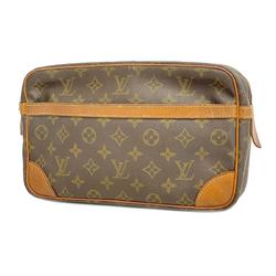 Louis Vuitton Clutch Bag Monogram Compiegne 28 M51845 Brown Men's Women's