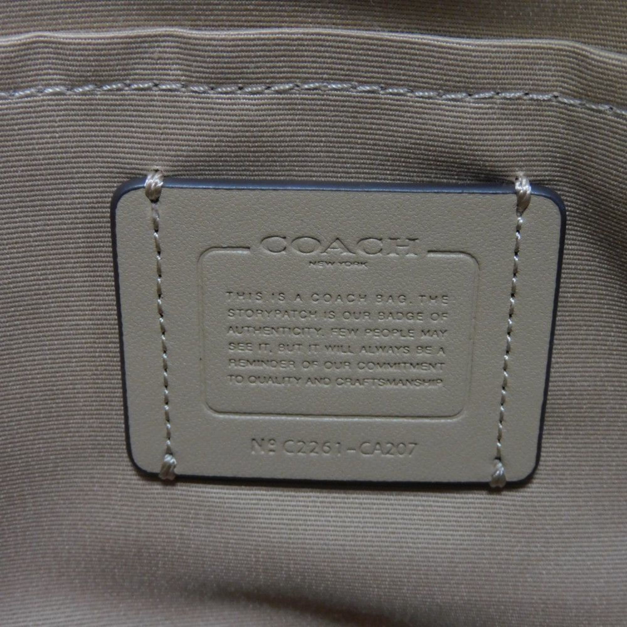 COACH Shoulder Bag Jamie Camera Pastel Blue Crossbody Metal Powder CA207 Women's