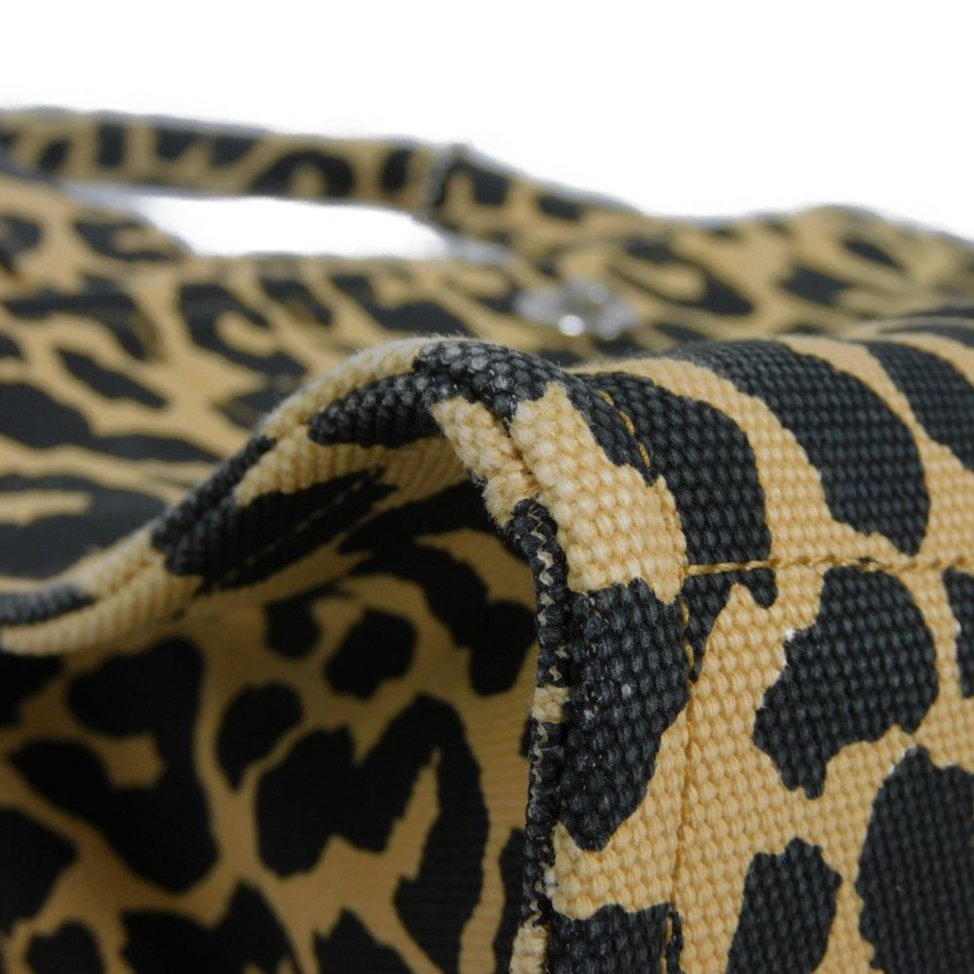 Coach COACH Tote Bag Cargo NY Stitch Animal Shoulder Canvas Leopard CP770 Women's