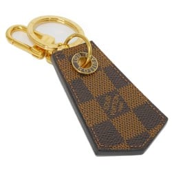 Louis Vuitton LOUIS VUITTON Keychain Anchape Brown Keyring Bag Charm Checkered Damier Ebene M67917 Men's