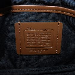 COACH Shoulder Bag Pacer Convertible Double Pouch Disney Mickey Patch Pochette Signature Black 3921 Men's