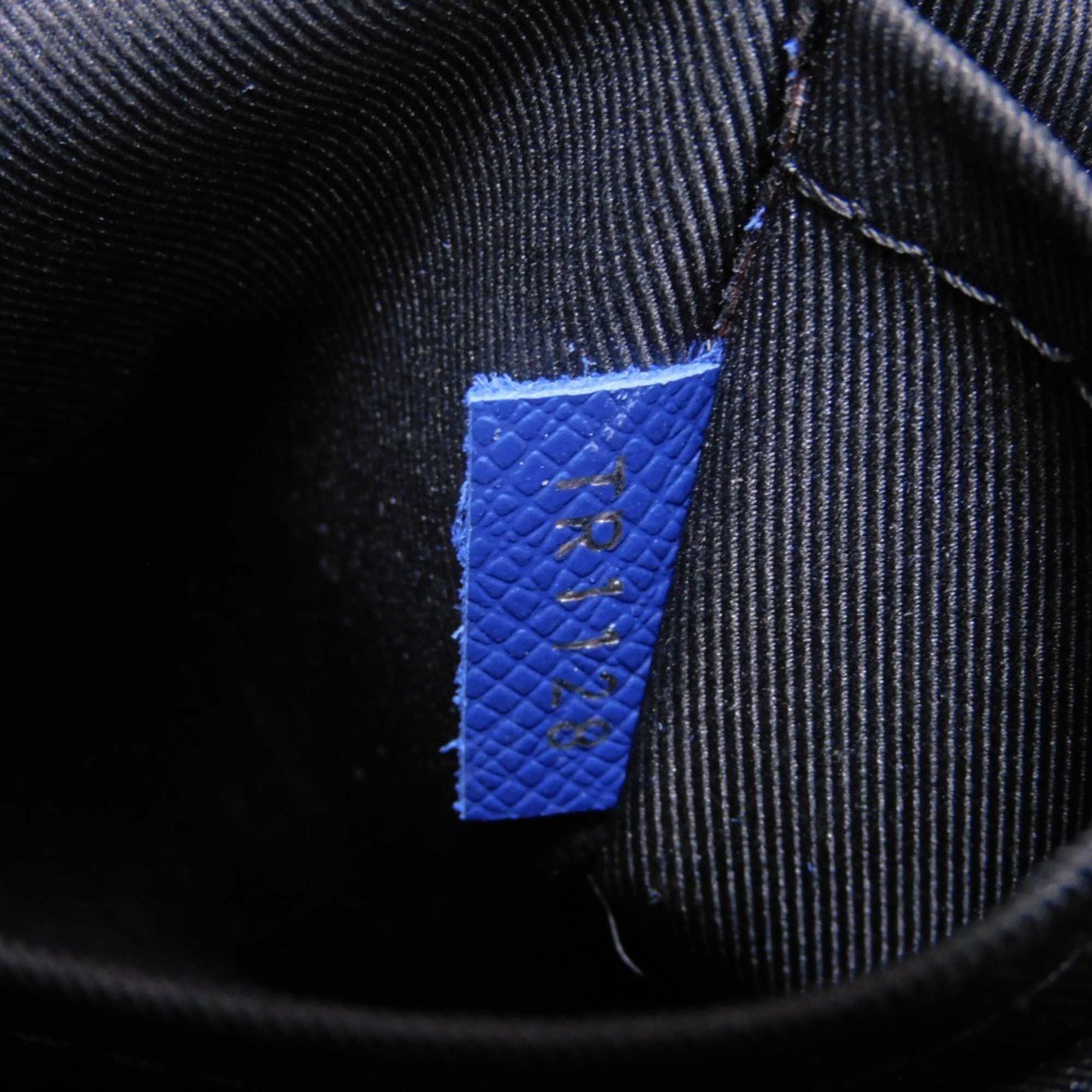 Louis Vuitton LOUIS VUITTON Backpack Apollo Embossed Blue W Daypack Taiga Cobalt M33453 Men's