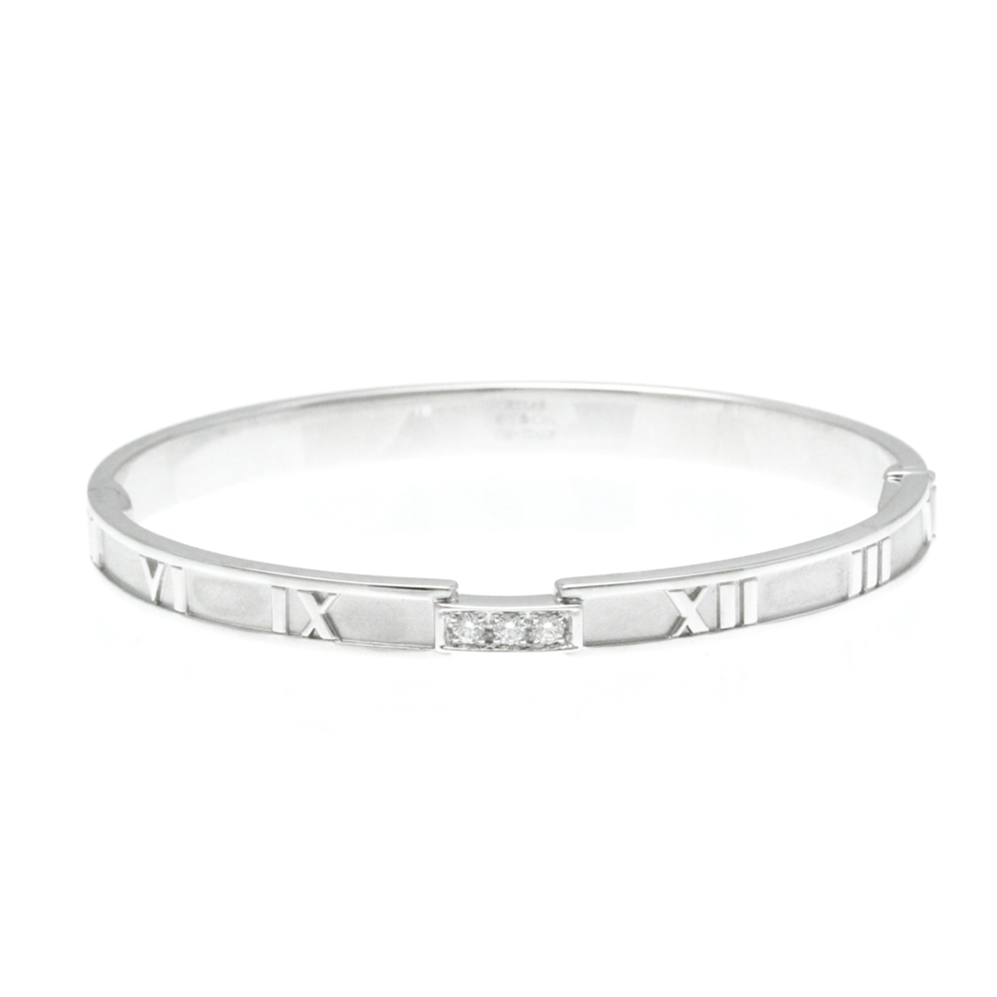 Tiffany Atlas Diamond Bracelet White Gold (18K) Diamond Charm Bracelet Silver