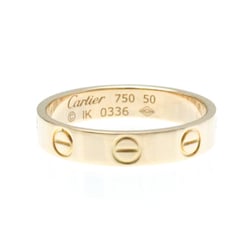Cartier Love Mini Love Ring Pink Gold (18K) Fashion No Stone Band Ring