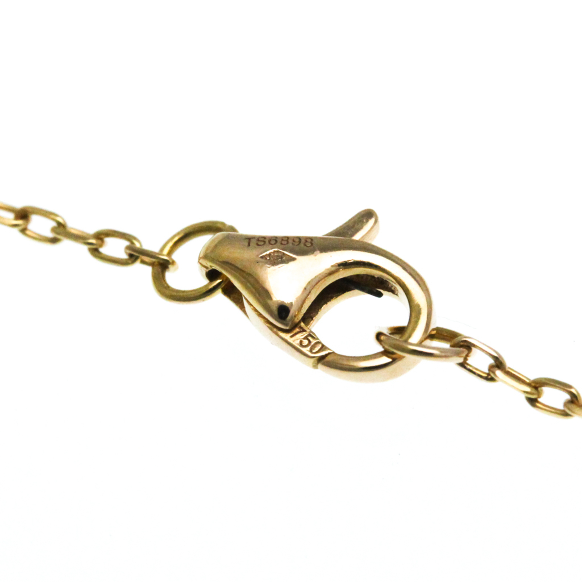 Cartier Logo Double Necklace Pink Gold (18K) Diamond Men,Women Fashion Pendant Necklace (Pink Gold)