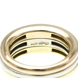 Cartier Three-color Ring Pink Gold (18K),White Gold (18K),Yellow Gold (18K) Fashion No Stone Band Ring Gold