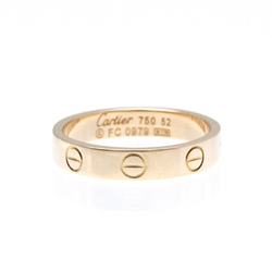 Cartier Love Mini Love Ring Pink Gold (18K),White Gold (18K) Fashion No Stone Band Ring Pink Gold