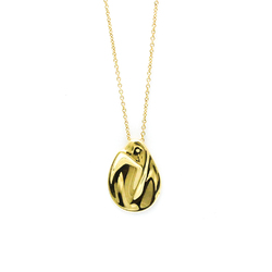 Tiffany Madonna Necklace Yellow Gold (18K) No Stone Men,Women Fashion Pendant Necklace (Gold)
