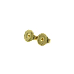 Tiffany Open Heart No Stone Yellow Gold (18K) Stud Earrings Gold