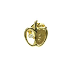 Tasaki Apple Motif Diamond Brooch Gold Diamond Brooch Gold