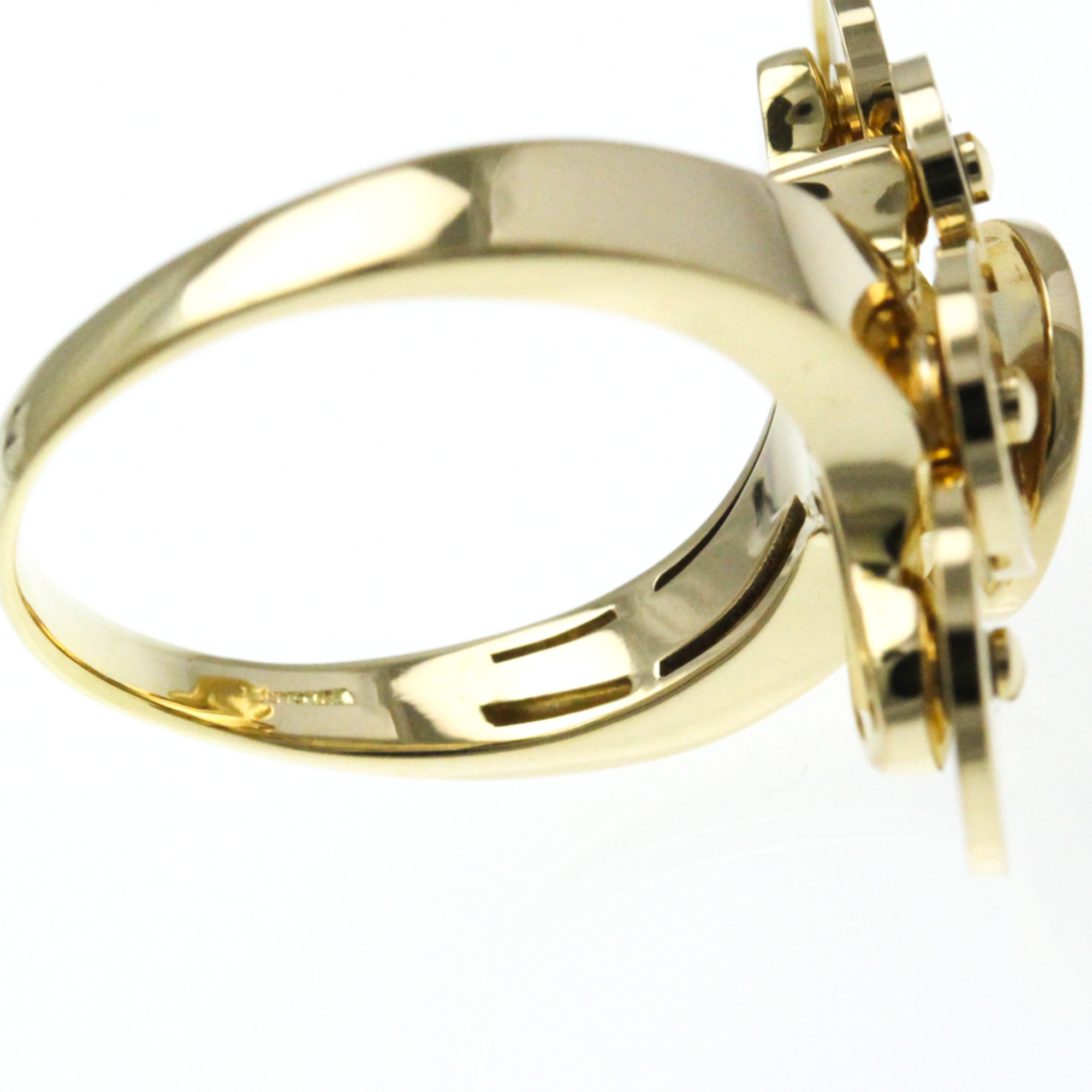Bvlgari Chikradi Ring Yellow Gold (18K) Fashion No Stone Band Ring Gold