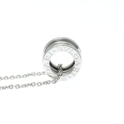 Bvlgari B.zero1 White Gold (18K) No Stone Unisex Fashion Pendant Necklace (Silver)