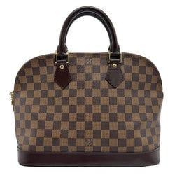 Louis Vuitton LOUIS VUITTON Handbag Damier Alma Canvas Brown Men's Women's N51131 z1161