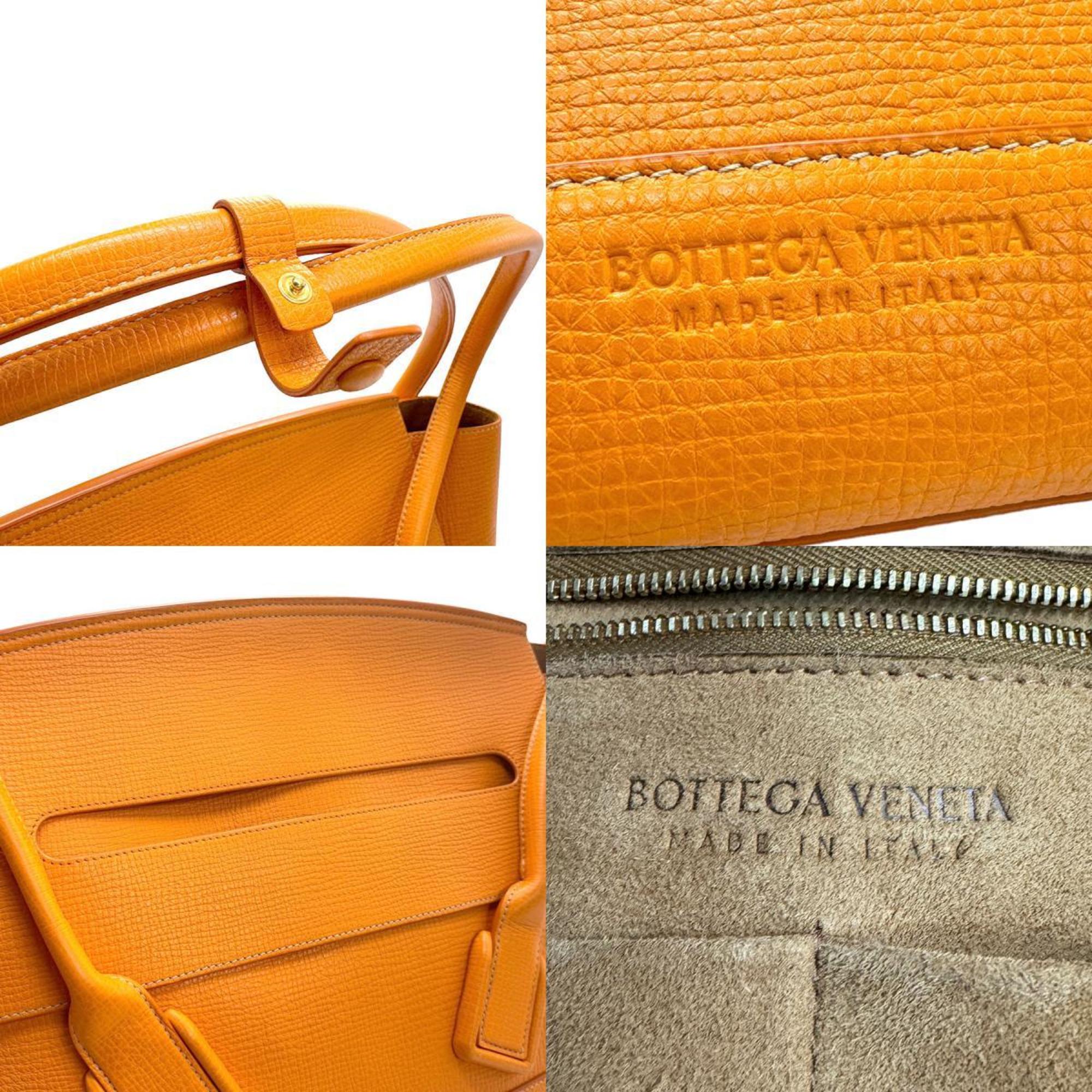 BOTTEGA VENETA Shoulder Bag Leather Orange Women's z1221