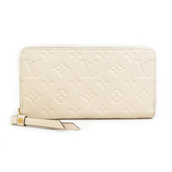 Louis Vuitton LOUIS VUITTON Round Long Wallet Monogram Empreinte Zippy Crème Gold Men's Women's M82212 e58703i
