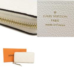 Louis Vuitton LOUIS VUITTON Round Long Wallet Monogram Empreinte Zippy Crème Gold Men's Women's M82212 e58703i