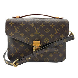 Louis Vuitton LOUIS VUITTON Shoulder Bag Handbag Monogram Pochette Metis MM Canvas Brown Gold Women's M44875 z1147