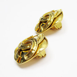 CHANEL Coco Mark Metal Gold Earrings for Women w0316a