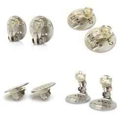 CHANEL Metal Silver Earrings for Women e58683f