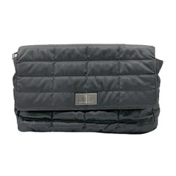 CHANEL Shoulder Bag 2.55 Nylon Grey Women's z1184