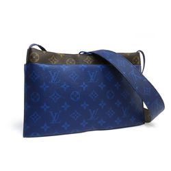LOUIS VUITTON Louis Vuitton Monogram Split Sacoche M43854 Cobalt Shoulder Bag