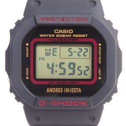 CASIO G-SHOCK DW-5600AI-1JR Andres Iniesta Signature Model Quartz Wristwatch