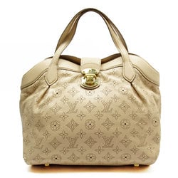 Louis Vuitton LOUIS VUITTON Handbag Monogram Mahina Seal PM Light Beige Gold Women's M52153 w0300a