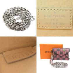 Louis Vuitton LOUIS VUITTON Necklace Damier LV Pop Kirigami Leather Metal Multicolor Men's N60278 h30303g