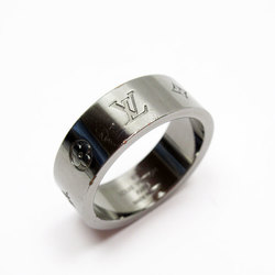 LOUIS VUITTON Ring LV Instinct Metal Gunmetal Men's M00514 w0309a