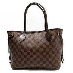 Louis Vuitton LOUIS VUITTON Tote Bag Damier Neverfull PM Canvas Brown Women's w0383a