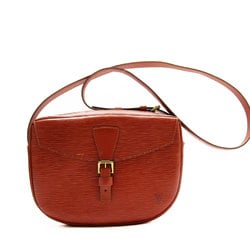 Louis Vuitton Shoulder Bag Epi Jeune Fille Leather Brown Gold Women's M52153 w0299a