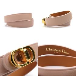 Christian Dior Bracelet Leather Light Pink Women's h30302f