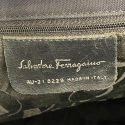 Salvatore Ferragamo Vara Nylon Tote Bag Black Women's