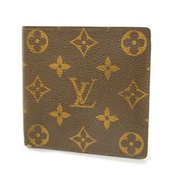 Louis Vuitton Wallet Monogram Portefeuille Marco M61675 Brown Men's