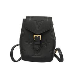 Louis Vuitton Backpack Monogram Empreinte Tiny M80596 Noir Ladies
