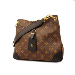 Louis Vuitton Shoulder Bag Monogram Odeon NM M45353 Brown Black Ladies