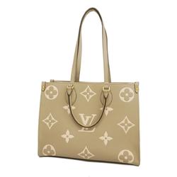 Louis Vuitton Tote Bag Monogram Empreinte Bicolor On the Go MM M45494 Tourtrell Creme Ladies