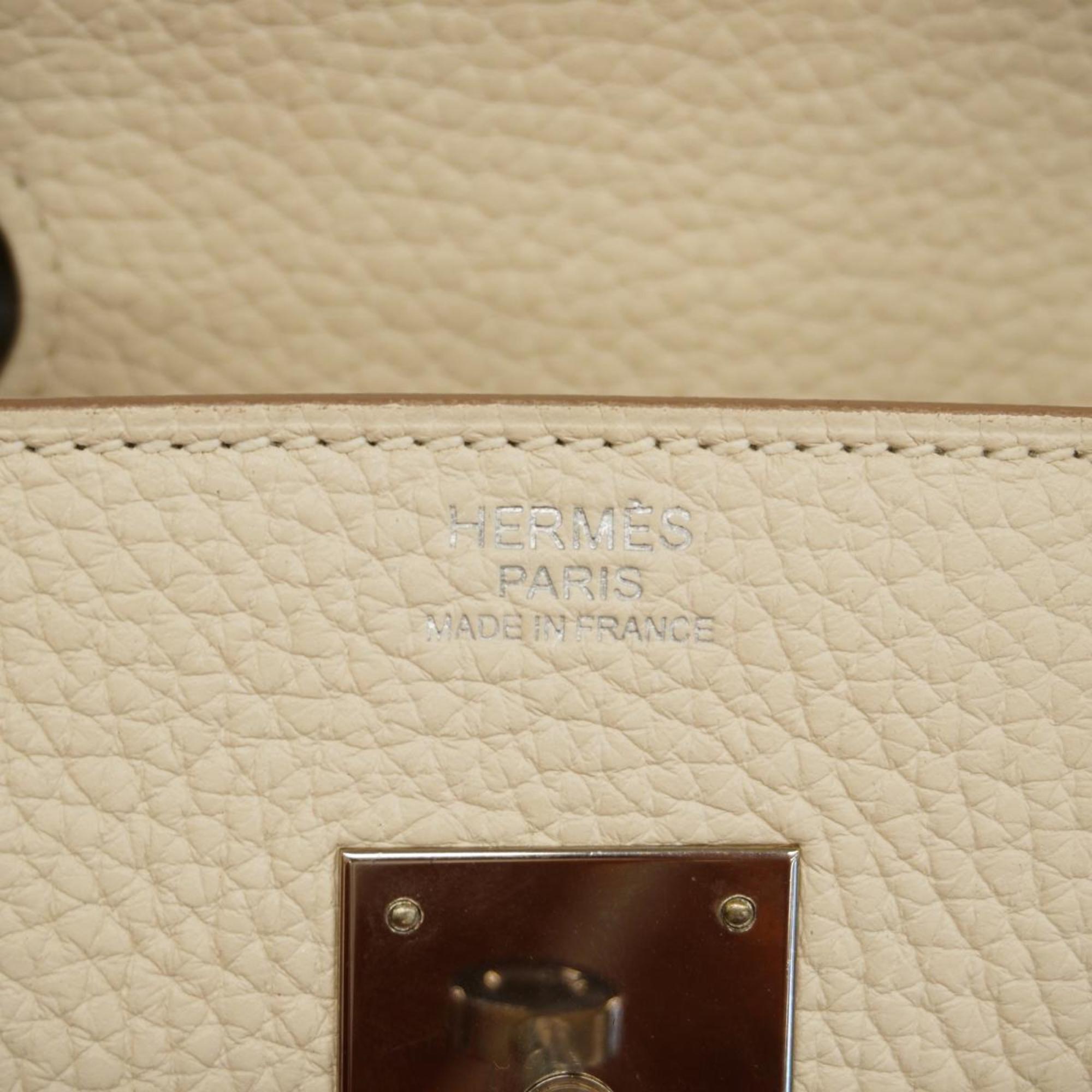 Hermes handbag Birkin 30 C stamp Taurillon Clemence Cle Ladies
