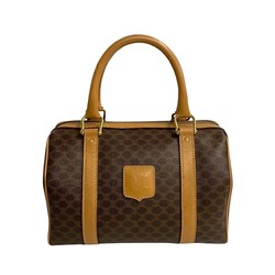 CELINE Macadam Blason Triomphe Leather Handbag Boston Bag Brown 35100 760k760-35100
