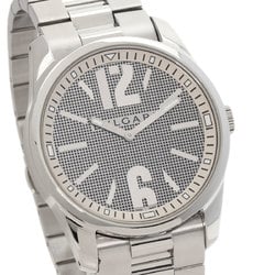 BVLGARI ST42SS Solotempo Watch Stainless Steel SS Men's