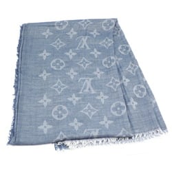 Louis Vuitton Etoile Monogram Essential Women's and Men's Scarf M71618 Wool Blue