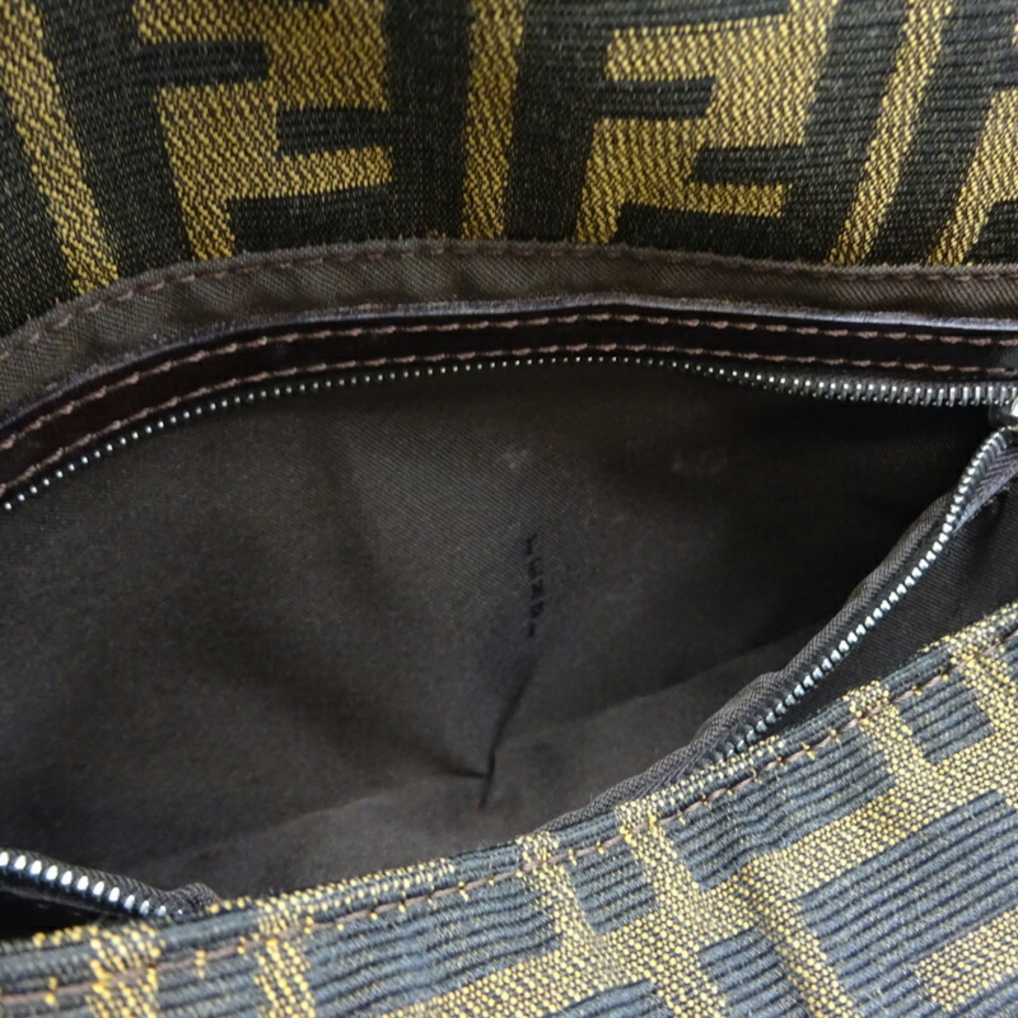 Fendi Mamma Bucket Women's Handbag 2321.26424 Cotton Brown