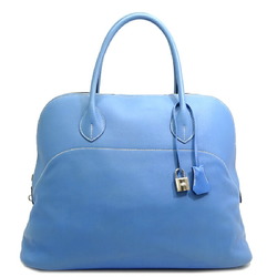 Hermes Bolide Relax 45 T stamped 2015 Women's handbag Taurillon Saccam Blue