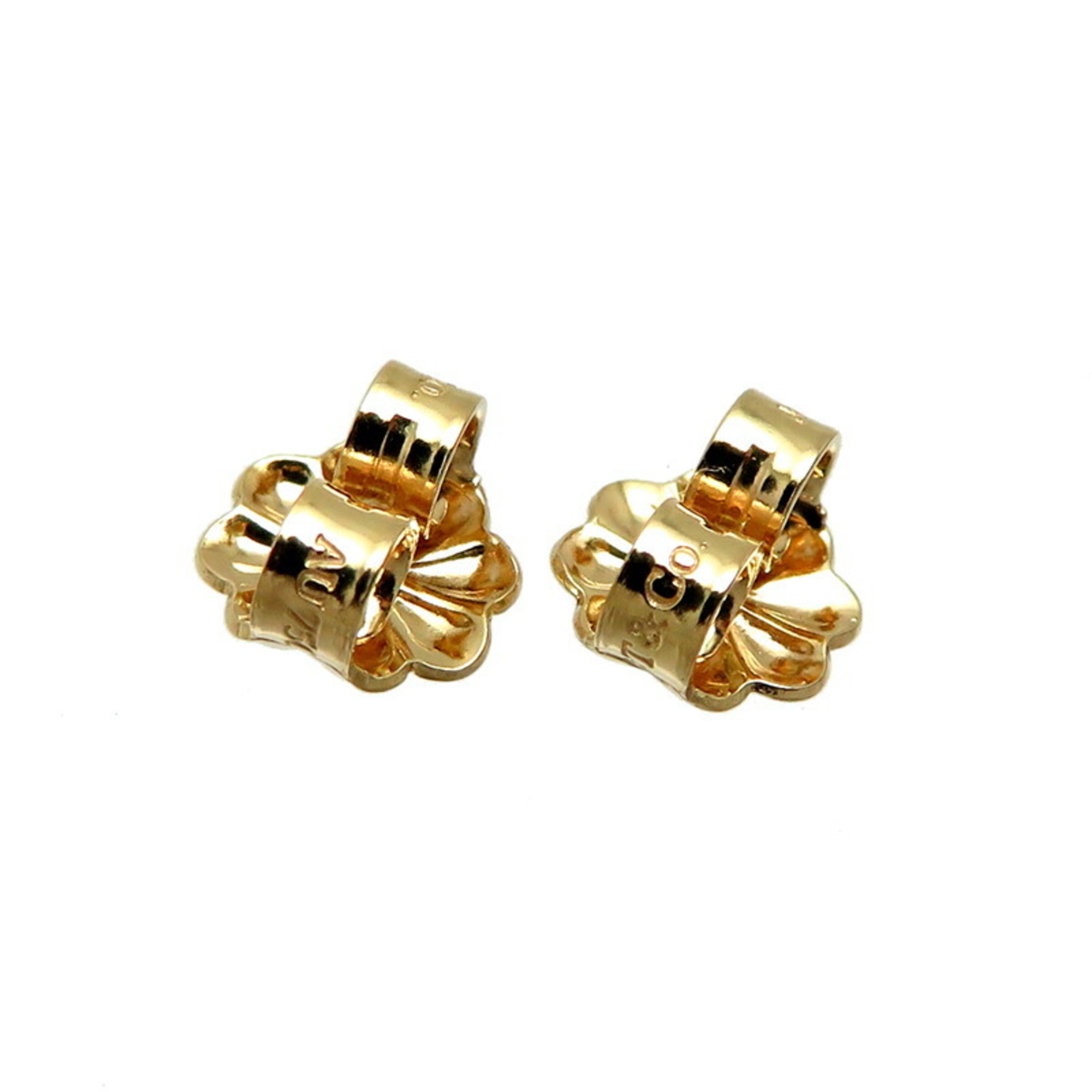 Tiffany T Smile Diamond Women's Earrings in 750 Yellow Gold