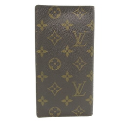 Louis Vuitton Porte Valeur Carte Credit Men's Long Wallet M61823 Monogram Ebene (Brown)