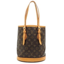 Louis Vuitton Petit Bucket Pouch Missing Women's Tote Bag M42238 Monogram Ebene (Brown)