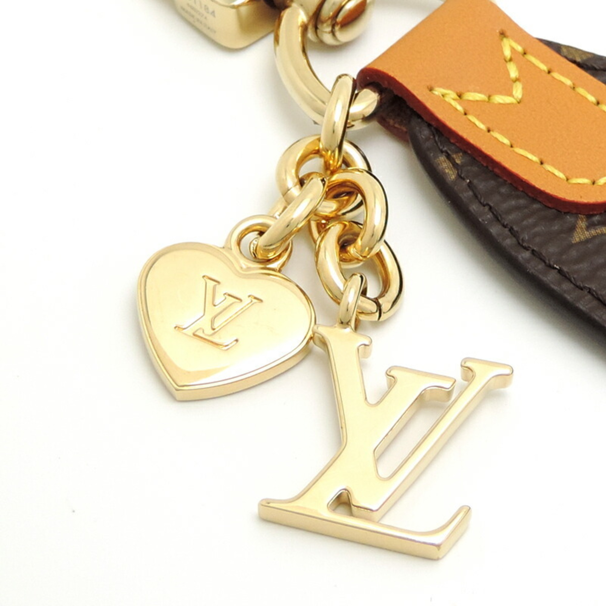 Louis Vuitton Keychain LV Cherished Women's and Men's M01184 Monogram Ebene (Brown)