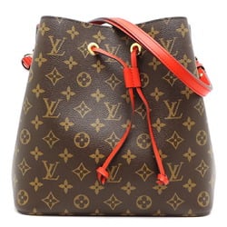 Louis Vuitton Neo Noe Women's Shoulder Bag M44021 Monogram Ebene (Brown)